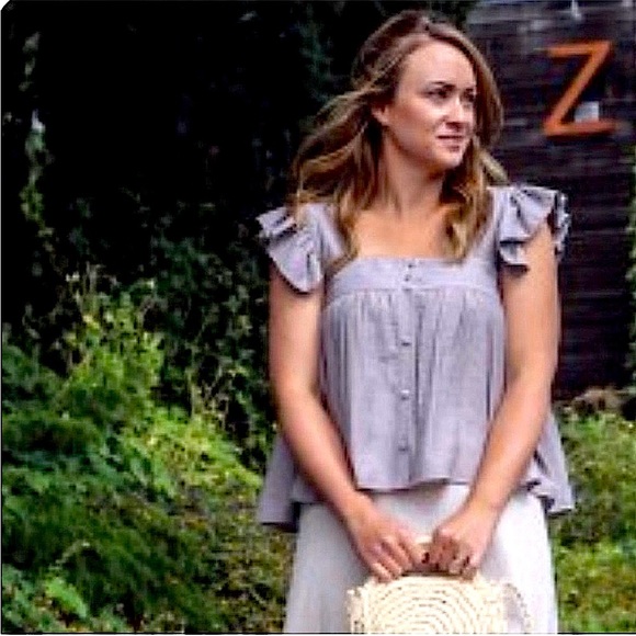 New ZARA NWOT Alexi Ruffle Crinkle Pleat Cropped Blouse - Picture 1 of 11